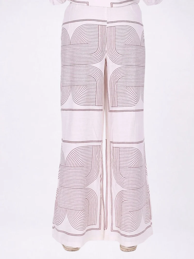 Splash of Color Damenhose Leinenmix