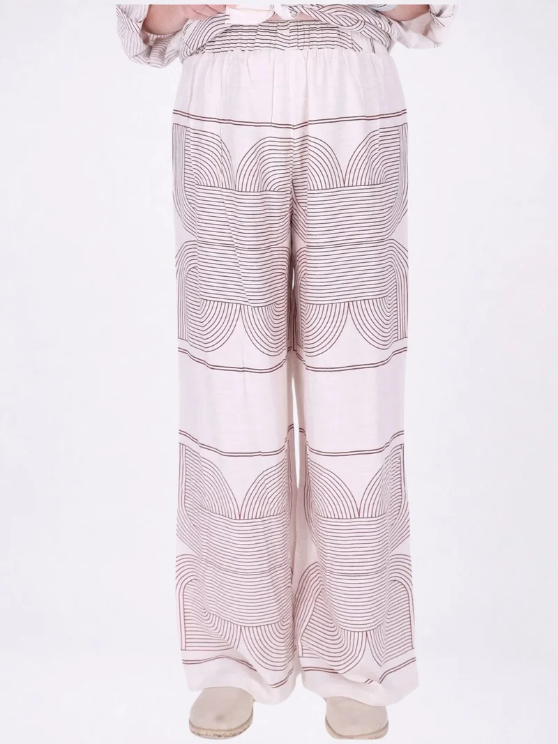 Splash of Color Damenhose Leinenmix