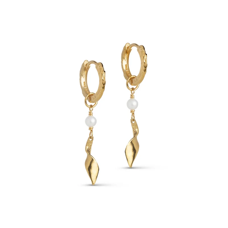 ENAMEL Copenhagen May Gold Plated Recycled 925 Sterling Silver Earrings E366GM-PE