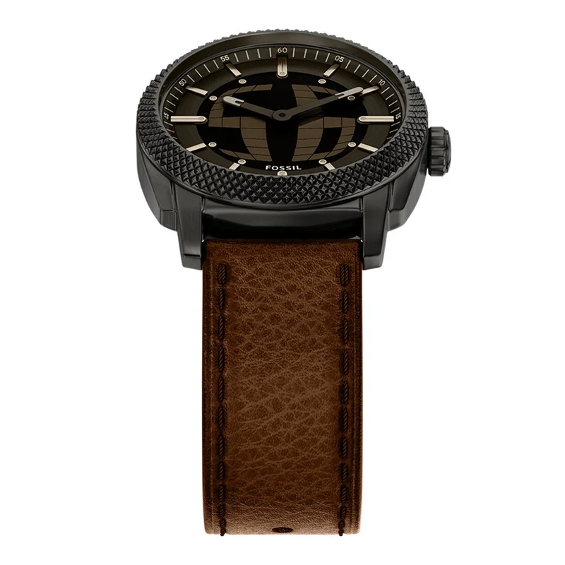 Fossil Machine Round Black Dial Watch FS6165