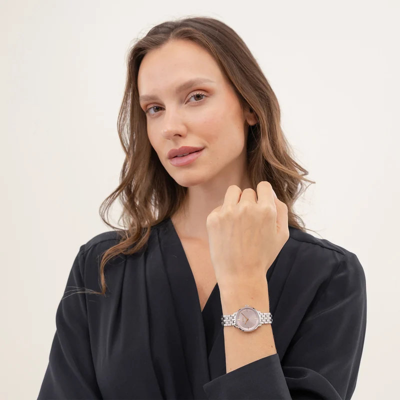 Hugo Boss Lucia Silberne Damenuhr HB1502819