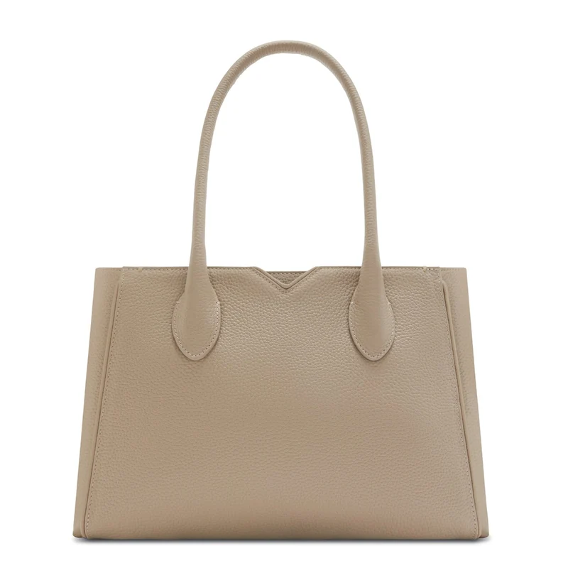 Isabel Bernard Honoré Cloe Midi Taupe Kalbsleder Handtaschen IB25082-078