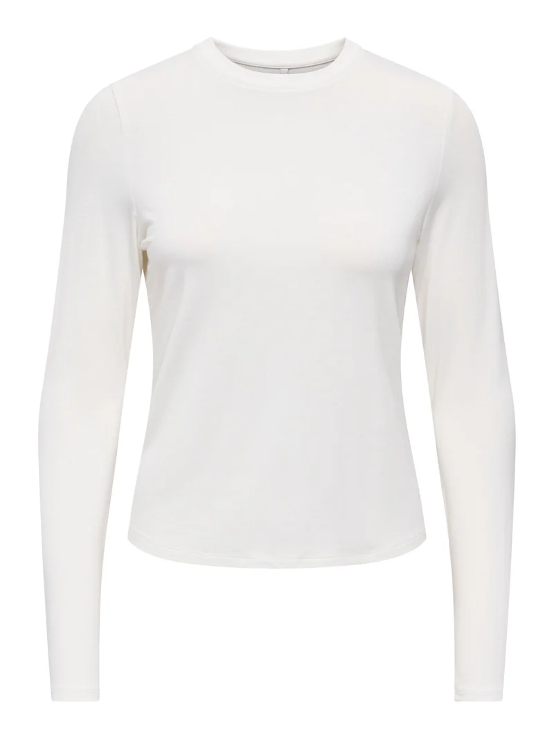 ONLBAMBOO L/S O-NECK TOP CC JRS