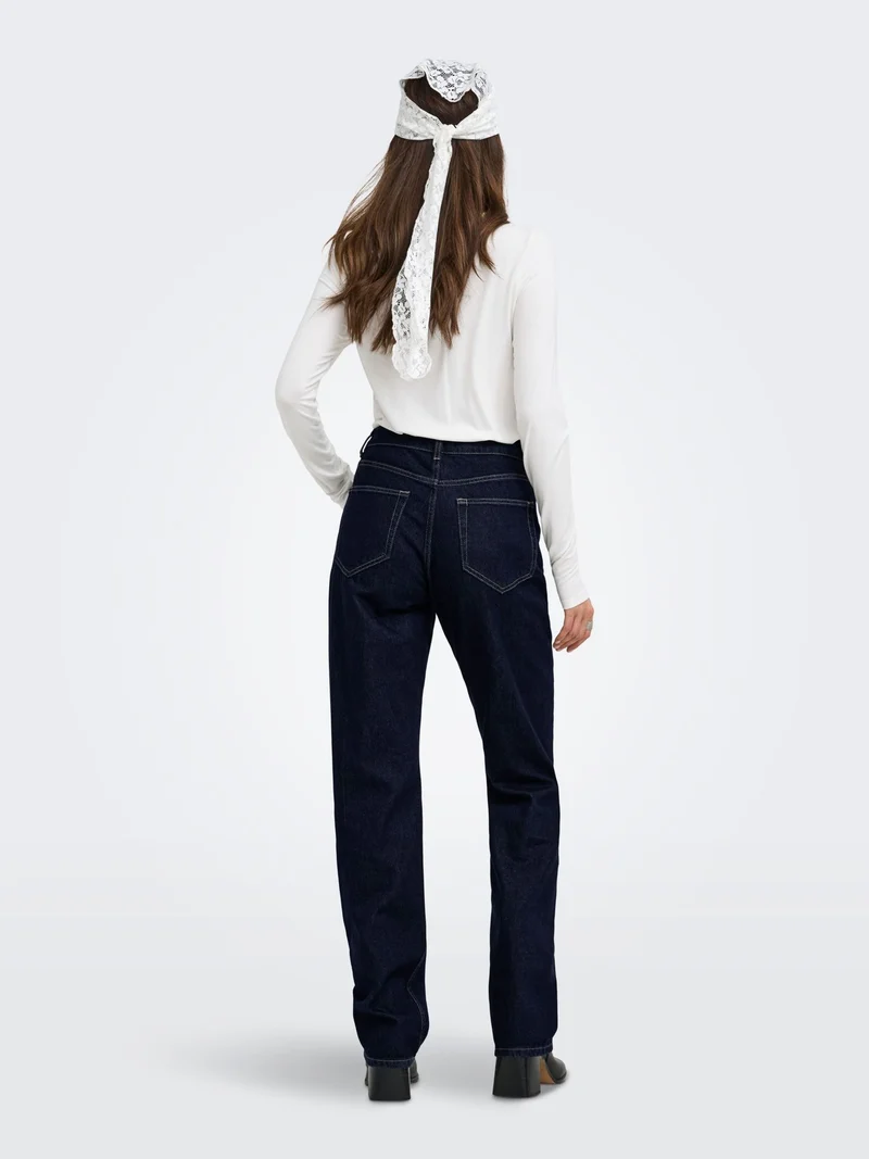 ONLBAMBOO L/S O-NECK TOP CC JRS