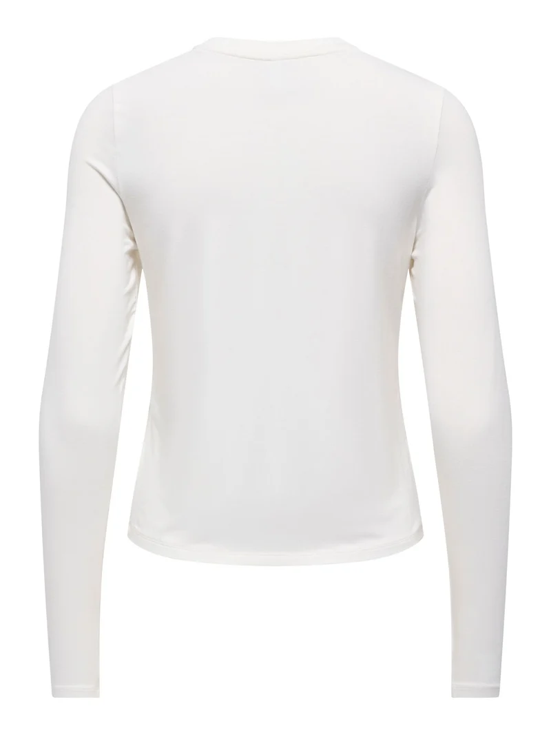 ONLBAMBOO L/S O-NECK TOP CC JRS