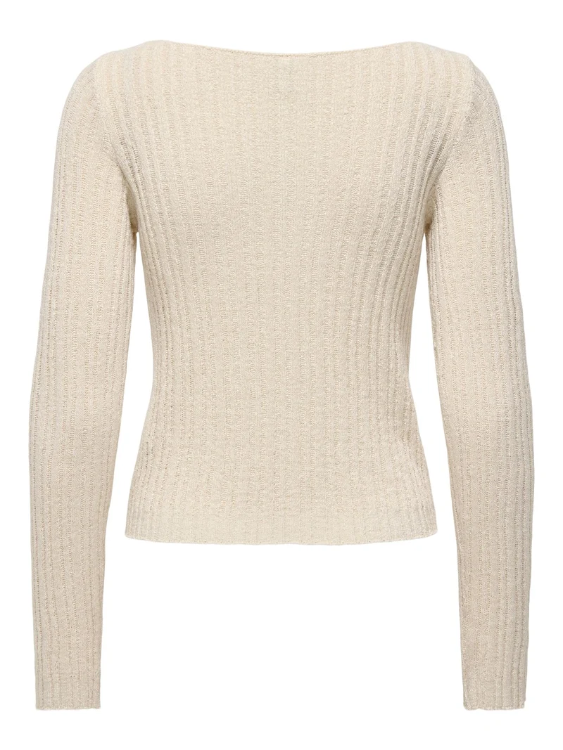 ONLSANNE LS RIB BOATNECK CC KNT