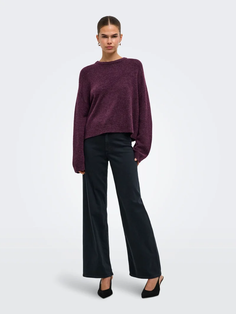 ONLSIMONI L/S O-NECK PULLOVER KNT N