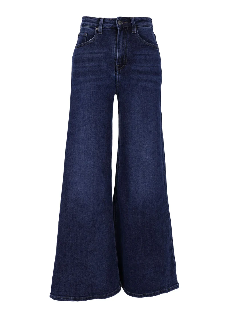 Splash of Color Damen Jeans Wide Leg