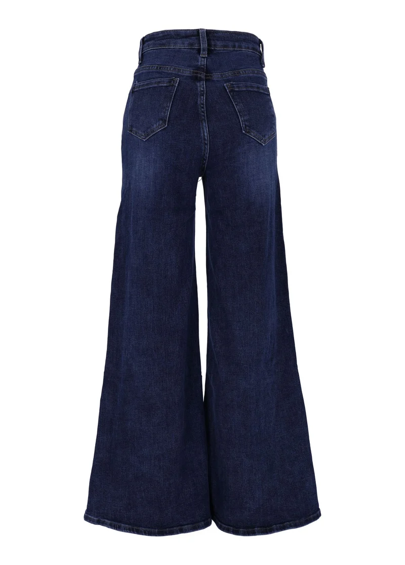 Splash of Color Damen Jeans Wide Leg