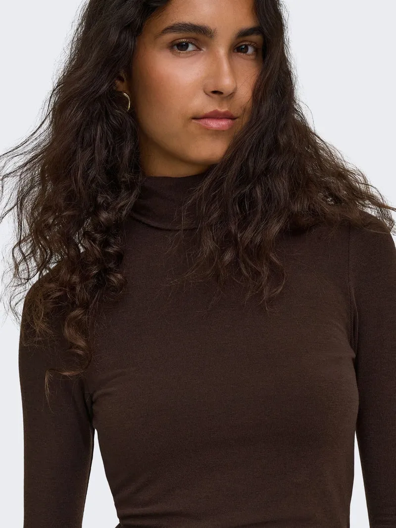ONLY Langarmshirt mit Rollkragen