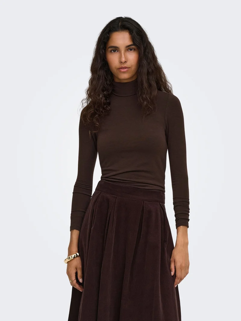 ONLY Langarmshirt mit Rollkragen