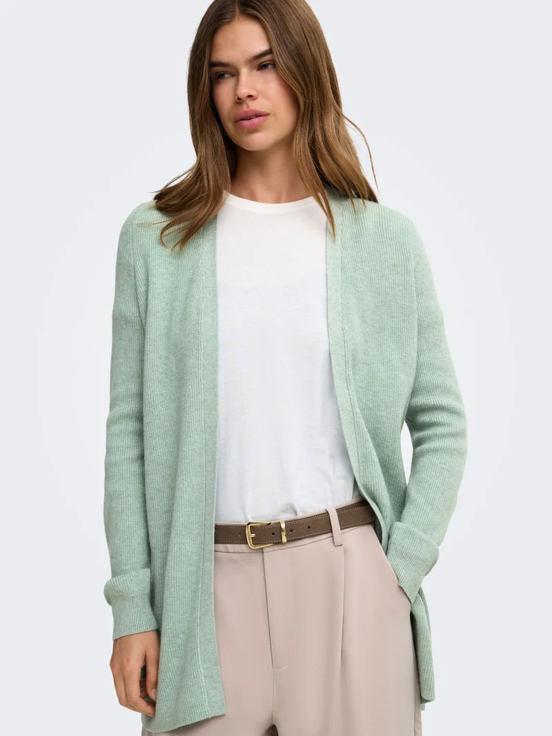 ONLY Strickjacke Mary mit Rippkragen