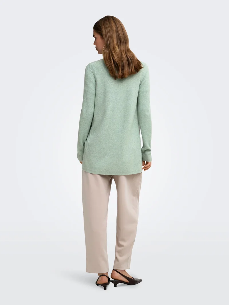 ONLY Strickjacke Mary mit Rippkragen