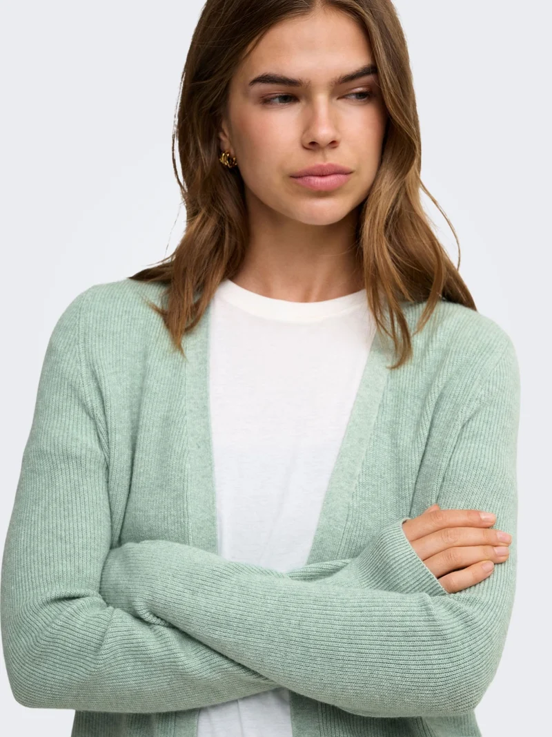ONLY Strickjacke Mary mit Rippkragen
