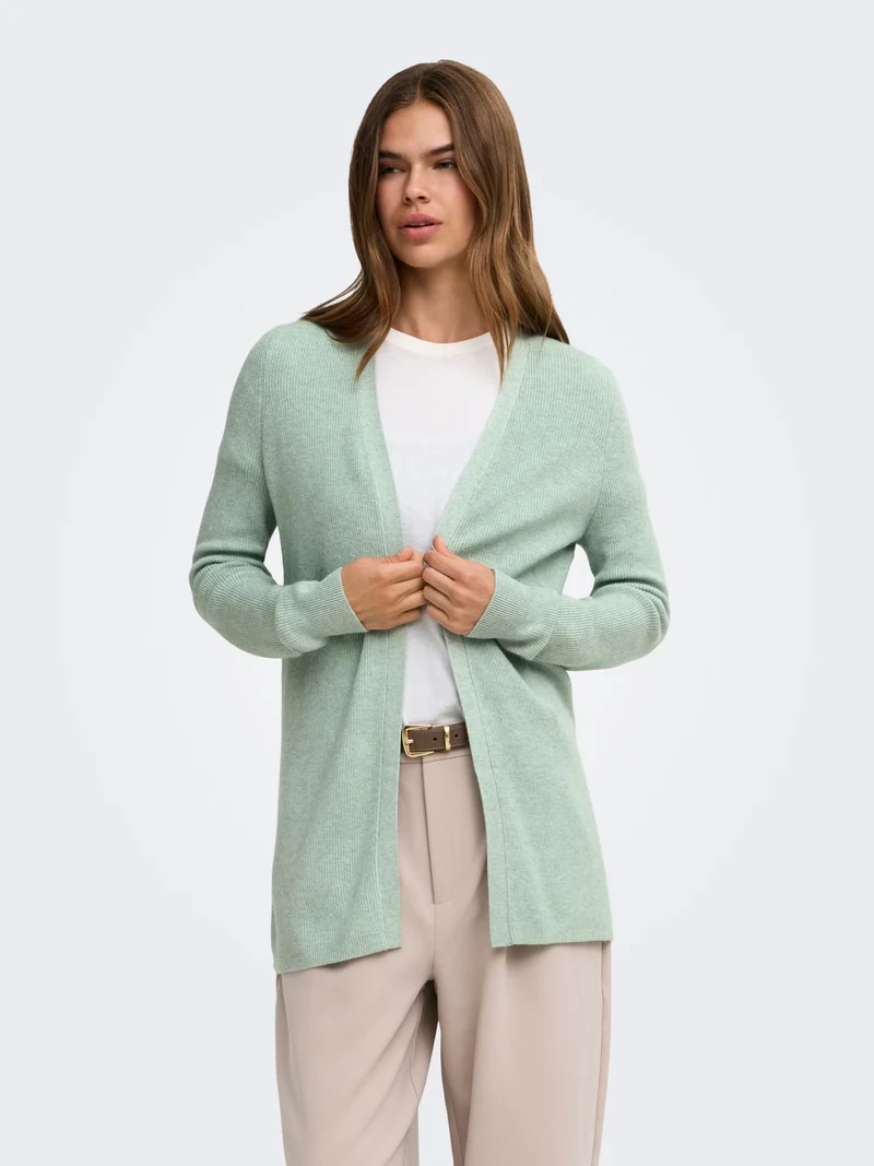 ONLY Strickjacke Mary mit Rippkragen
