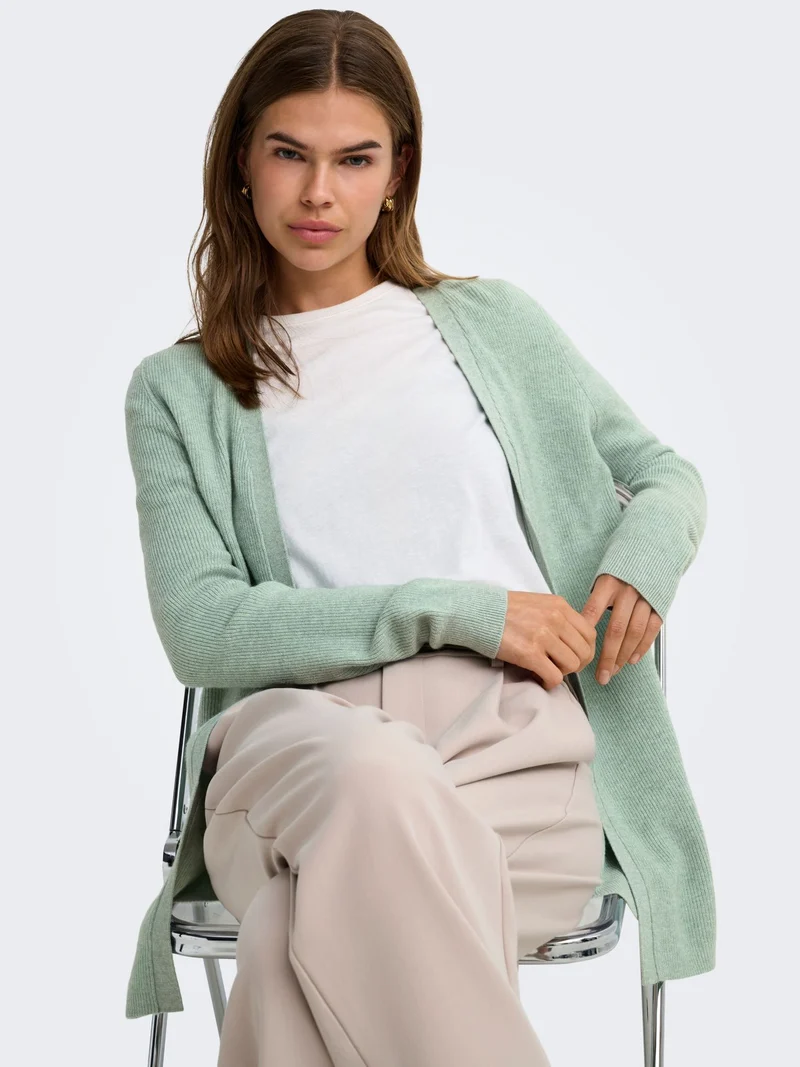 ONLY Strickjacke Mary mit Rippkragen