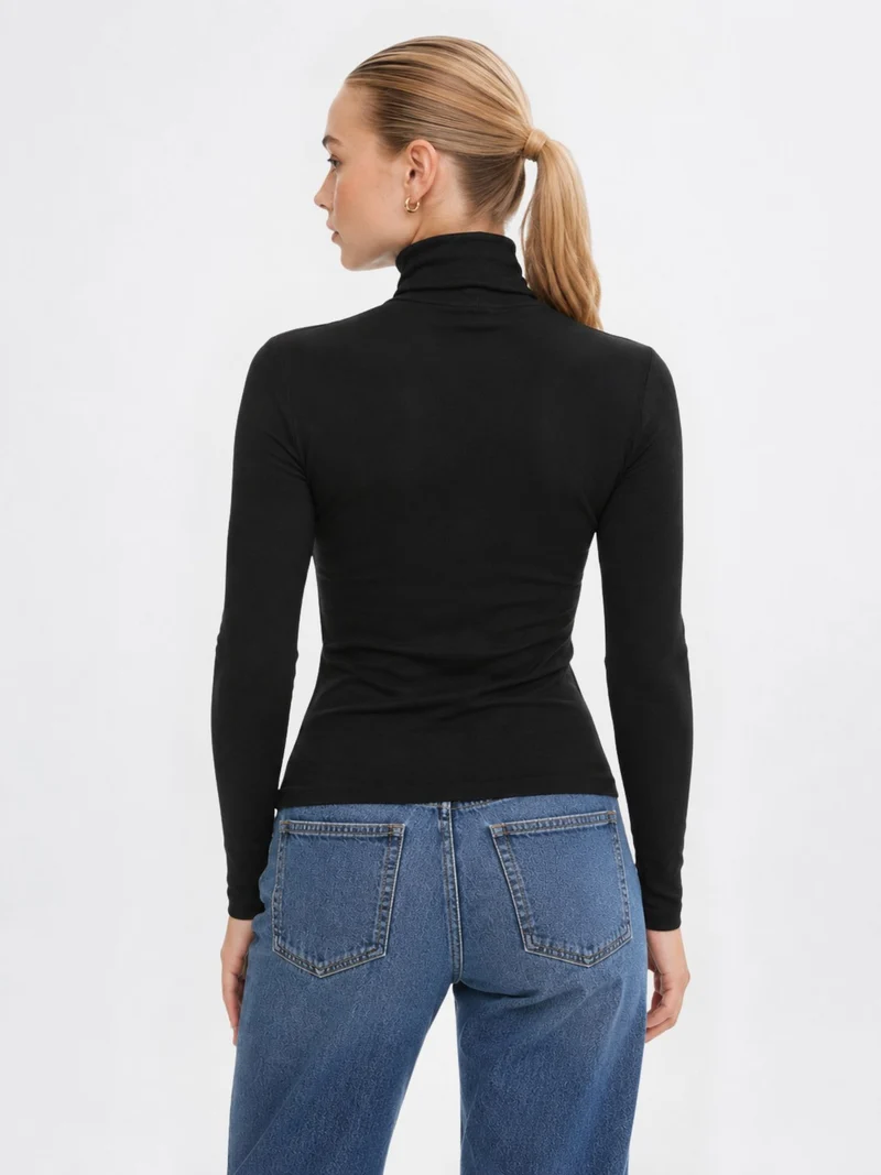ONLY Langarmshirt mit Rollkragen