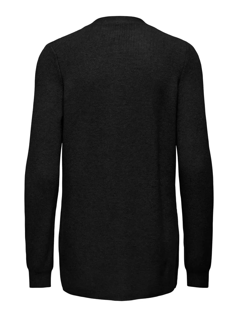 ONLY Strickjacke Mary mit Rippkragen