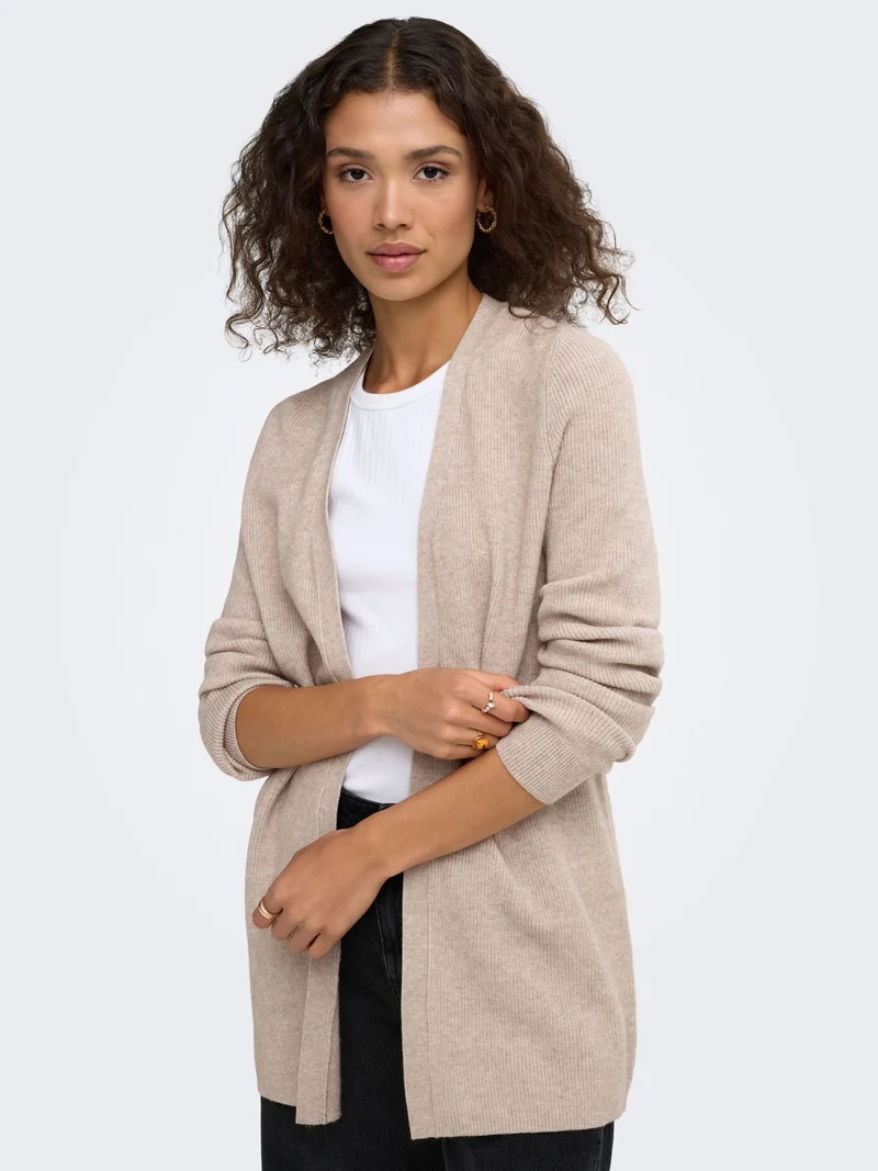 ONLY Strickjacke Mary mit Rippkragen