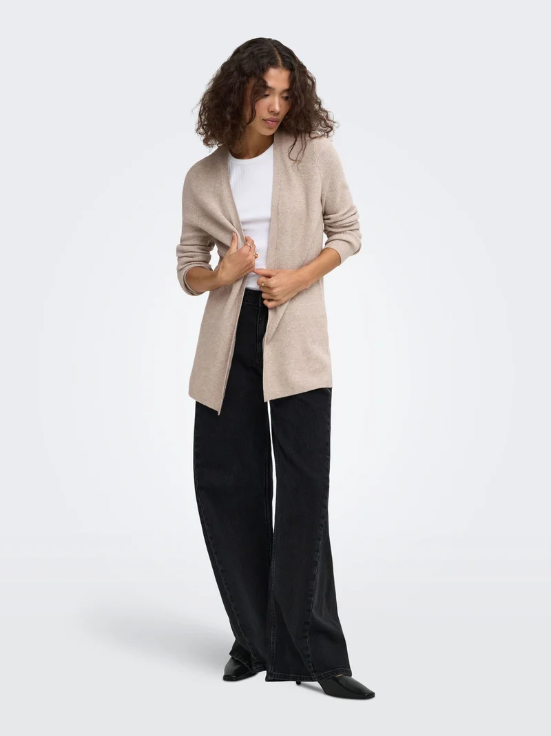 ONLY Strickjacke Mary mit Rippkragen