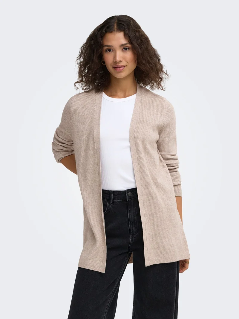 ONLY Strickjacke Mary mit Rippkragen