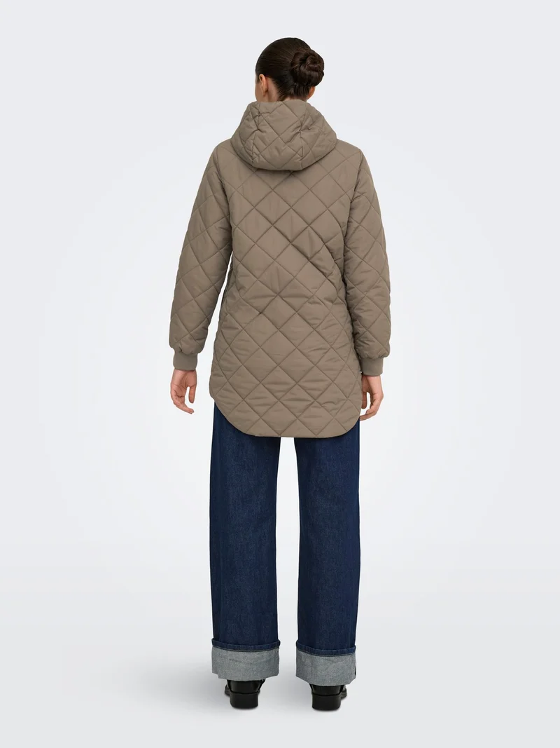 ONLY Steppjacke Damen mit Kapuze