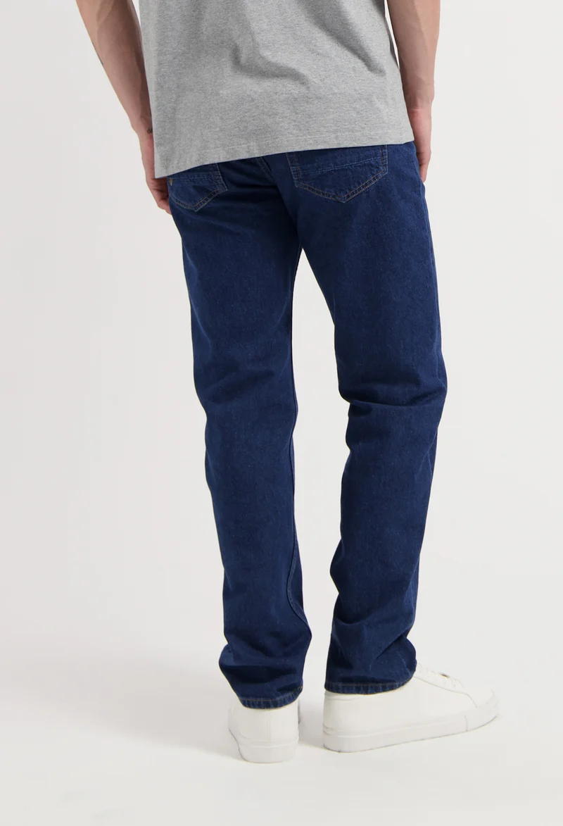 John Mid Straight - Stone Indigo