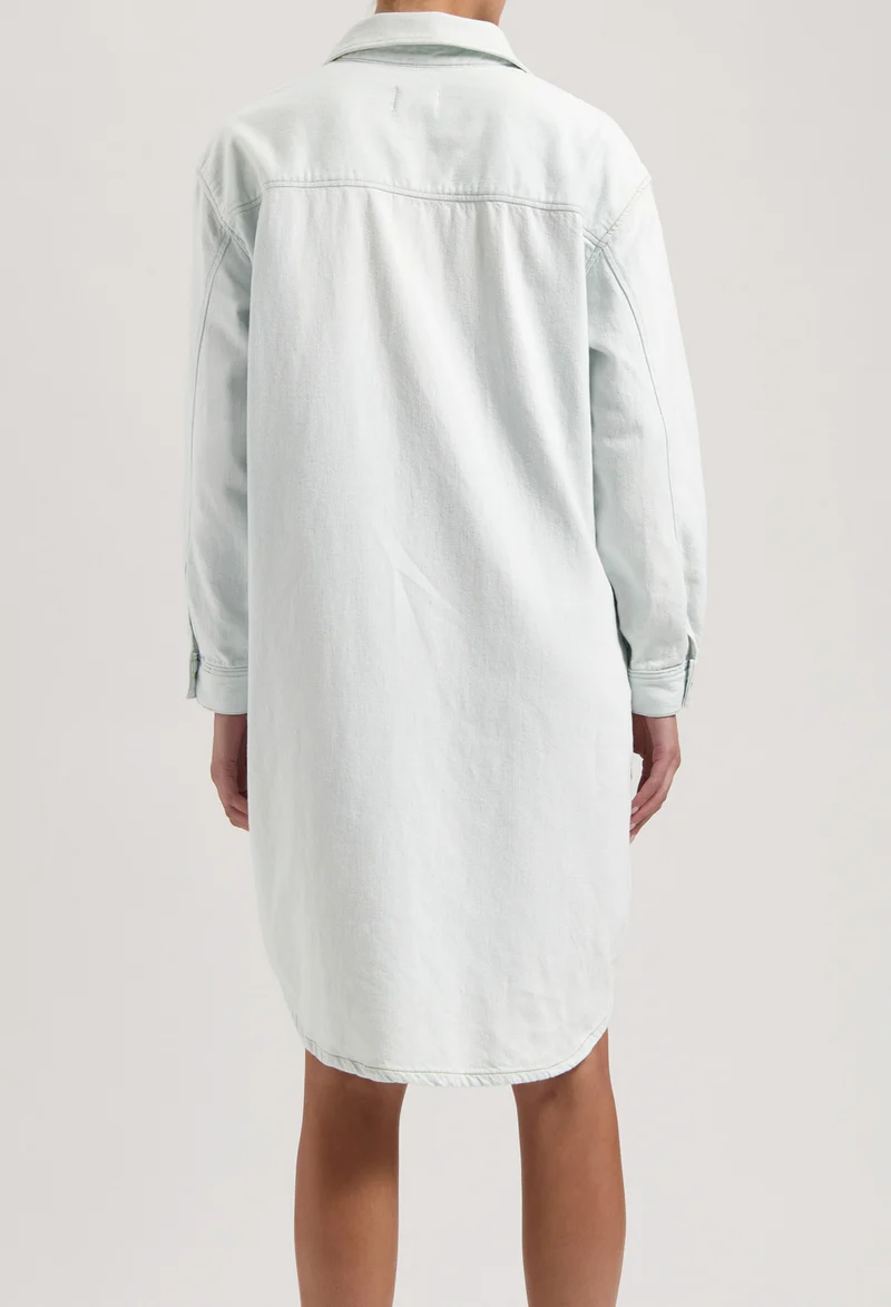 Ella Denim Dress - Sun Stone