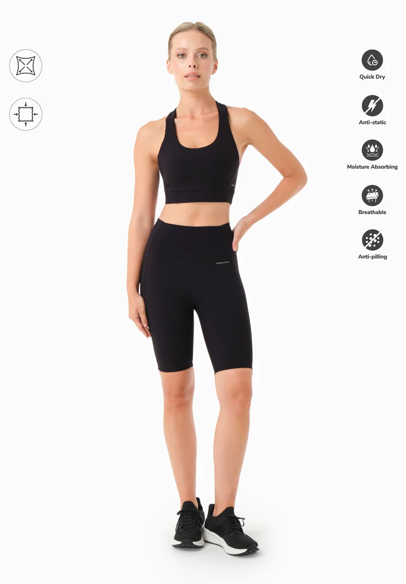 LESSLEY | Biker-Shorts aus recyceltem Polyamid