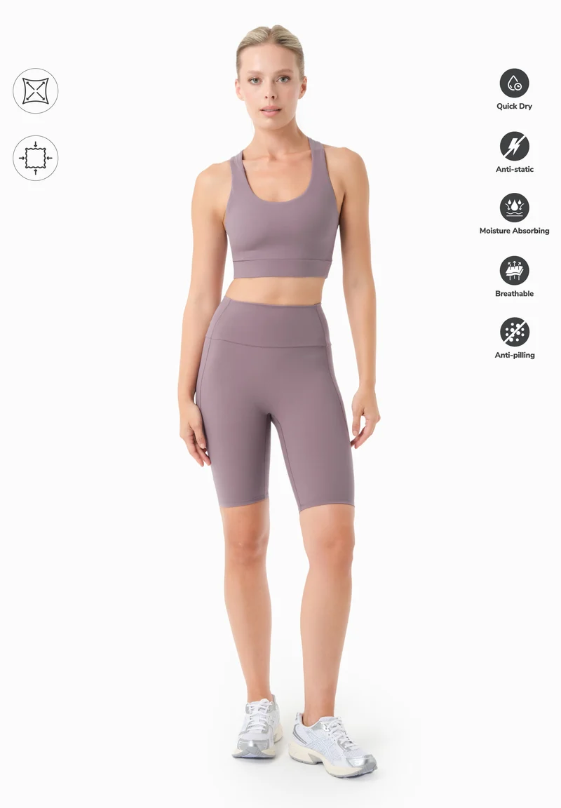 LESSLEY | Biker-Shorts aus recyceltem Polyamid