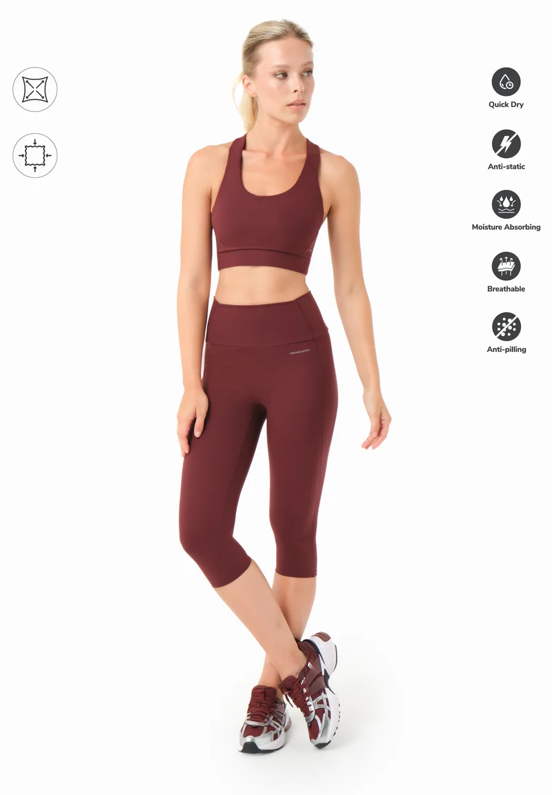LAILLA | Capri-Leggings aus recyceltem Polyamid