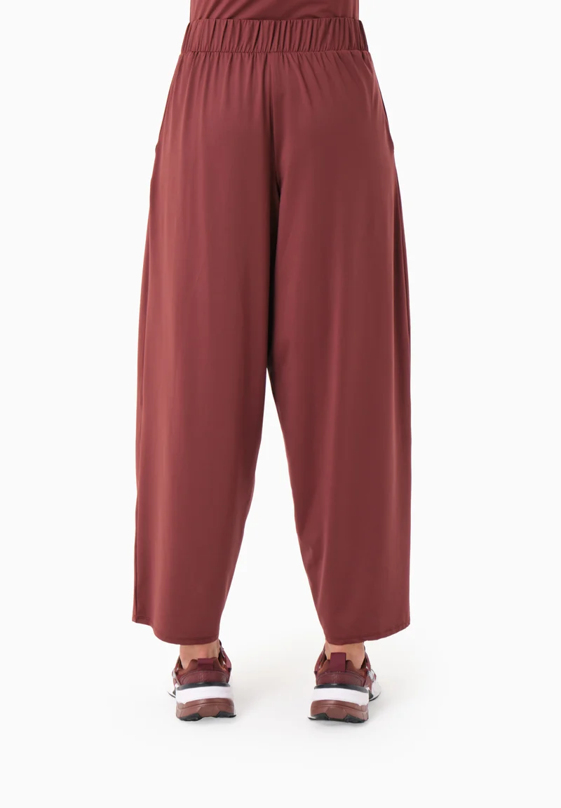 PEENY | Weit geschnittene Hose aus recyceltem Polyamid