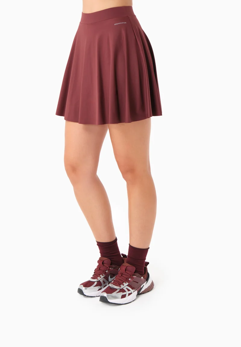 SUMMER | Sport-Skort mit Innenshorts aus recyceltem Polyamid