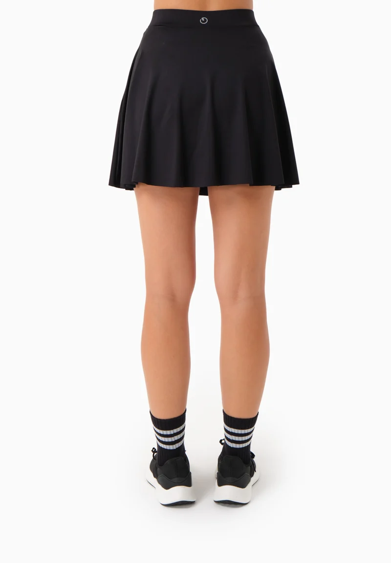 SUMMER | Sport-Skort mit Innenshorts aus recyceltem Polyamid