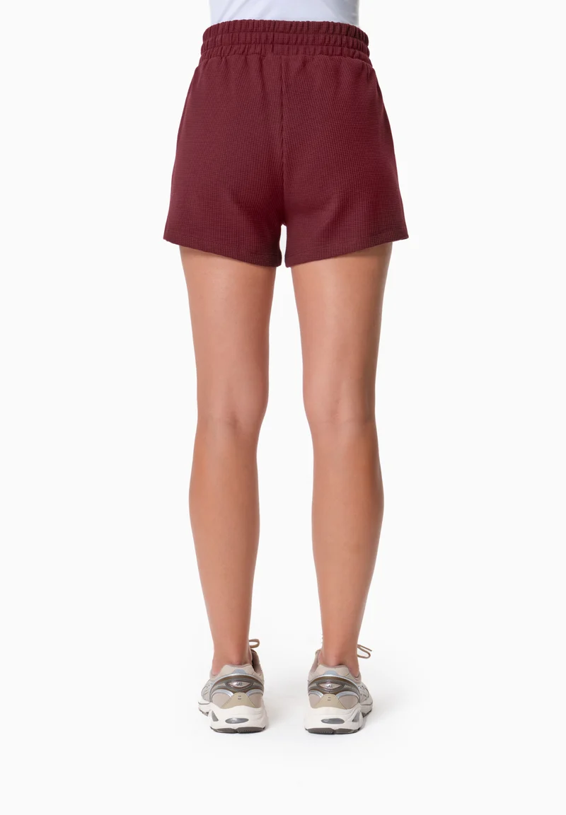 SAVANNA | Waffel Shorts aus Bio-Baumwolle und recyceltem Polyester