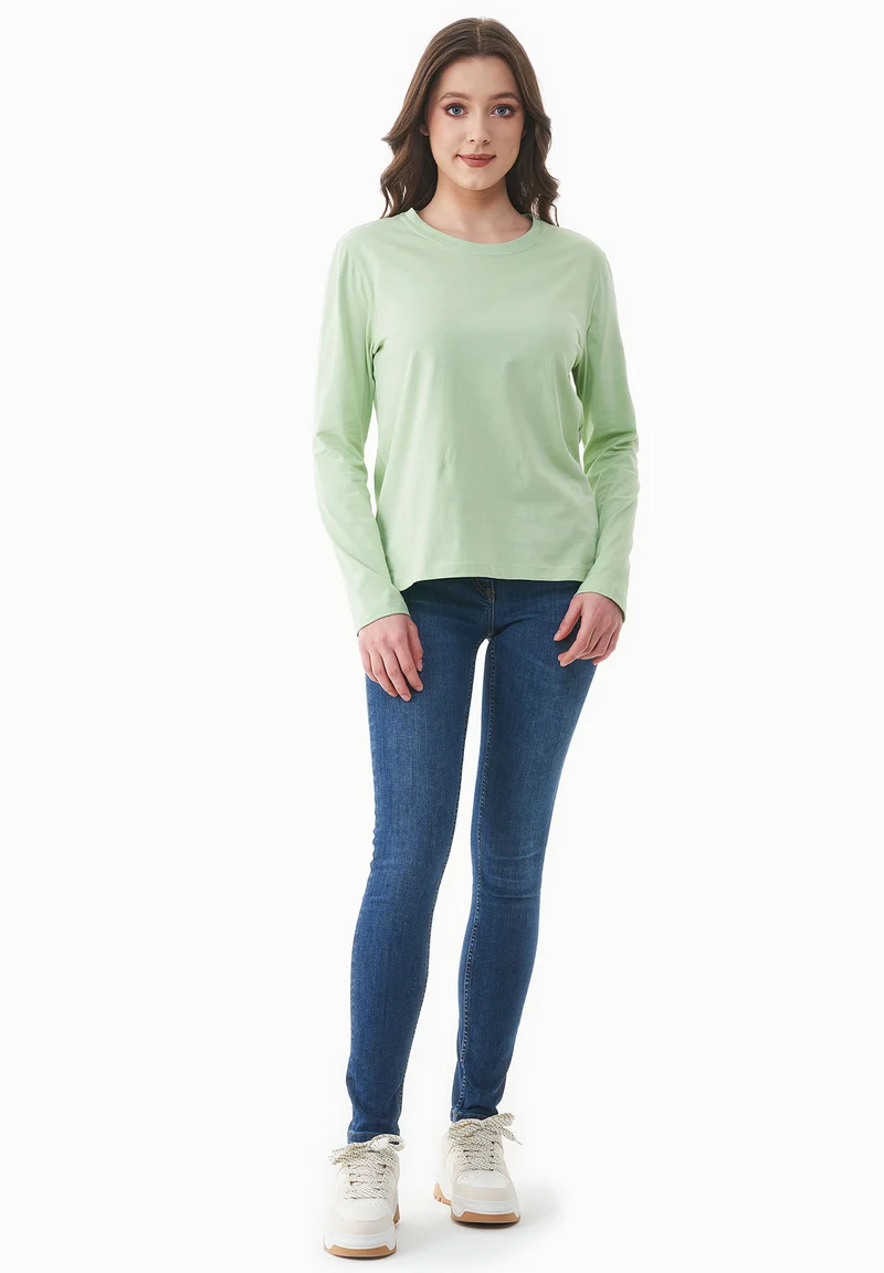 Langarmshirt aus Bio-Baumwolle