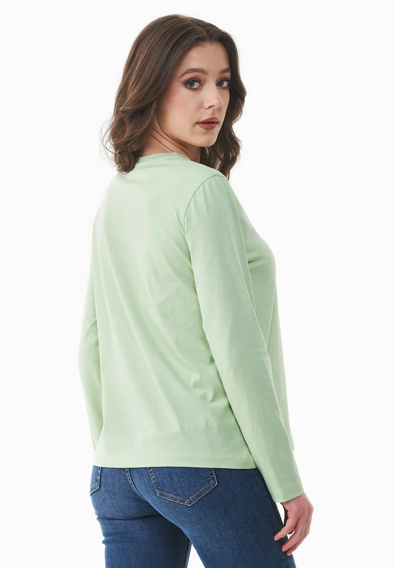 Langarmshirt aus Bio-Baumwolle