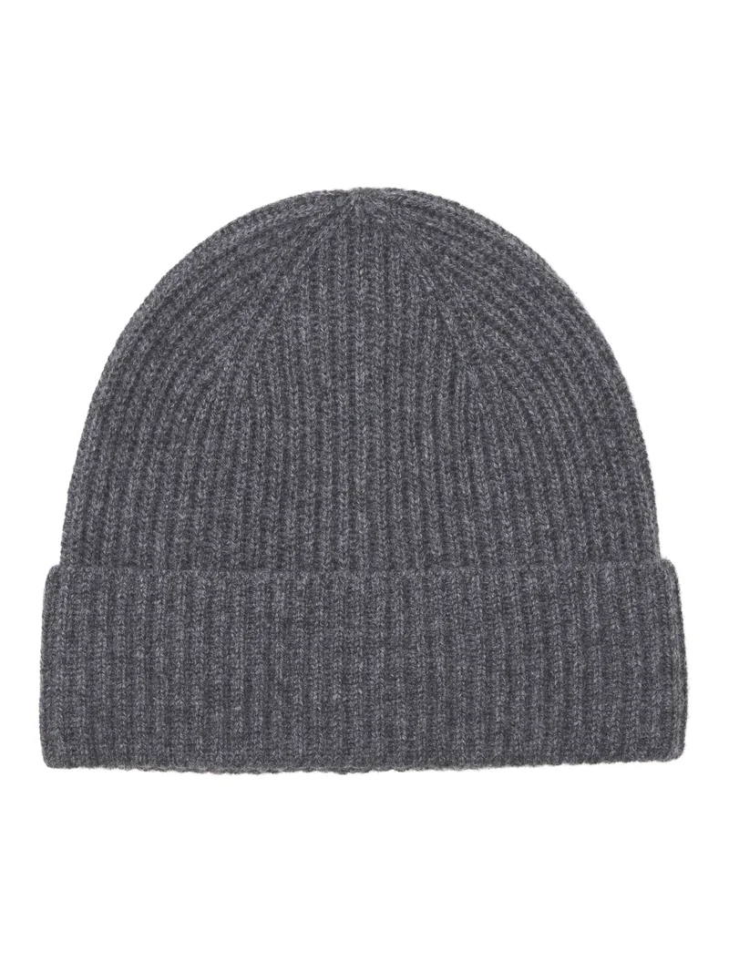 JACCOPENHAGEN WOOL BEANIE NOOS, Dark Grey Melange