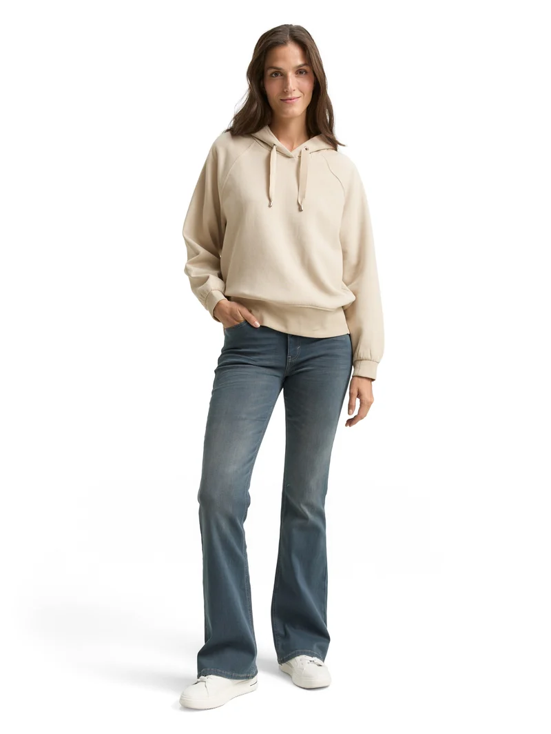 Sweatshirt Hoodie, sand stone beige