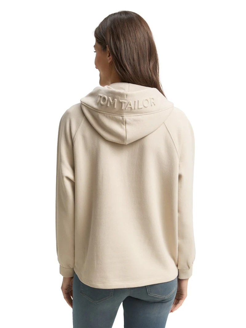 Sweatshirt Hoodie, sand stone beige