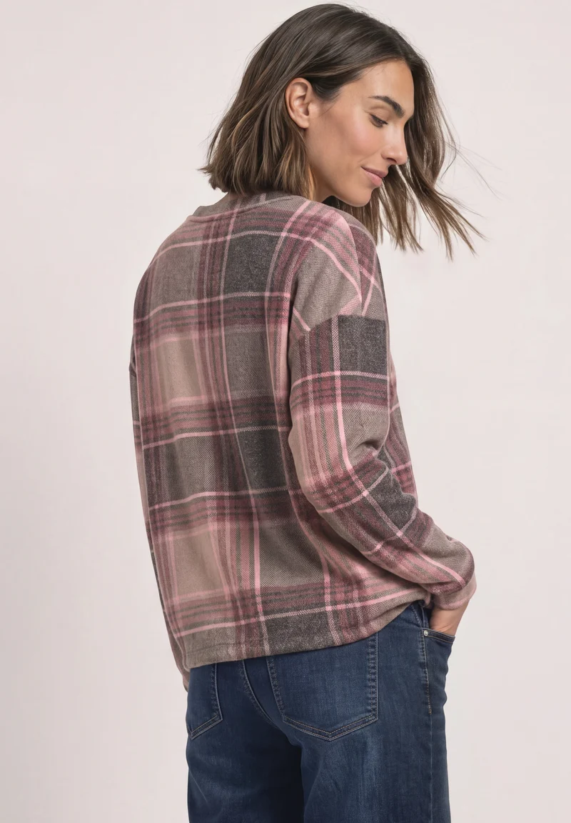 LTD QR printed soft round neck, sanded amber