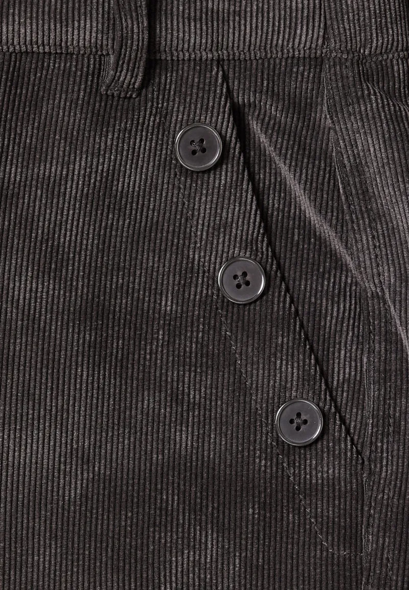 LTD QR Style Amalia Corduroy B, black coffee