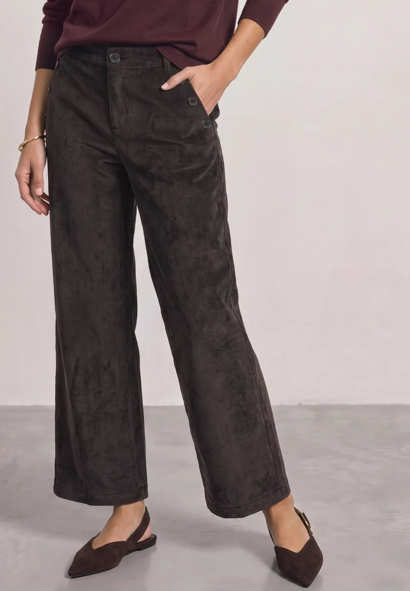 LTD QR Style Amalia Corduroy B, black coffee