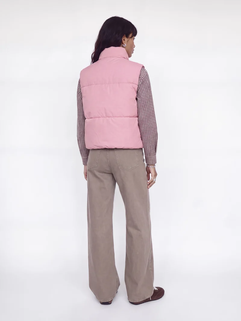JXMAEVE PUFFER VEST OTW, Orchid Smoke