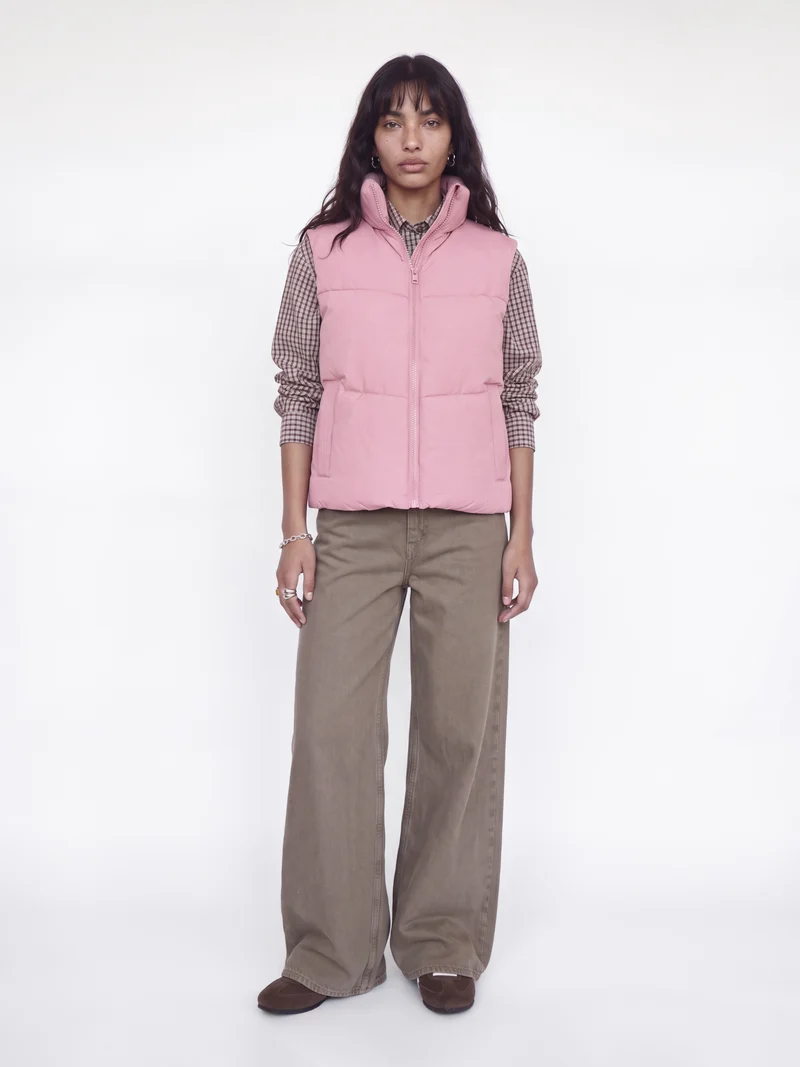 JXMAEVE PUFFER VEST OTW, Orchid Smoke