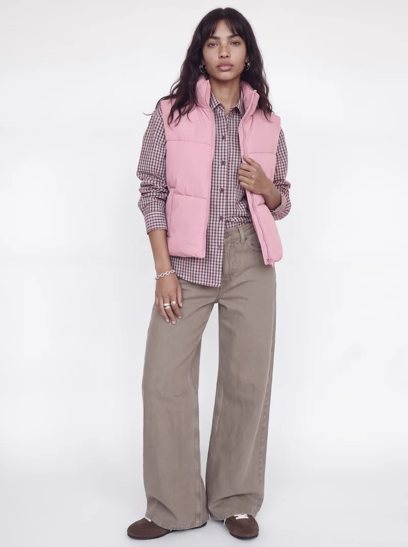 JXMAEVE PUFFER VEST OTW, Orchid Smoke