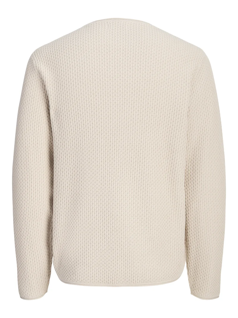 JPRBLUMASON KNIT CREW NECK SN, Silver Lining