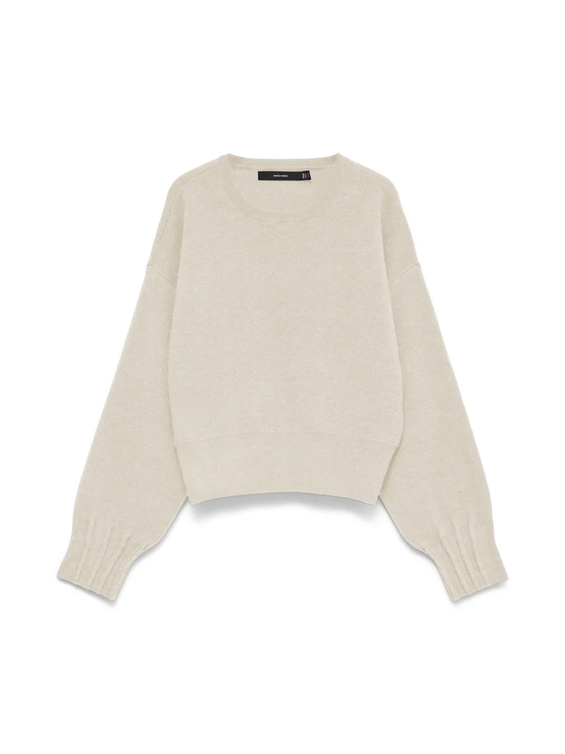 VMKACY LS O-NECK PULLOVER, Birch/MELANGE