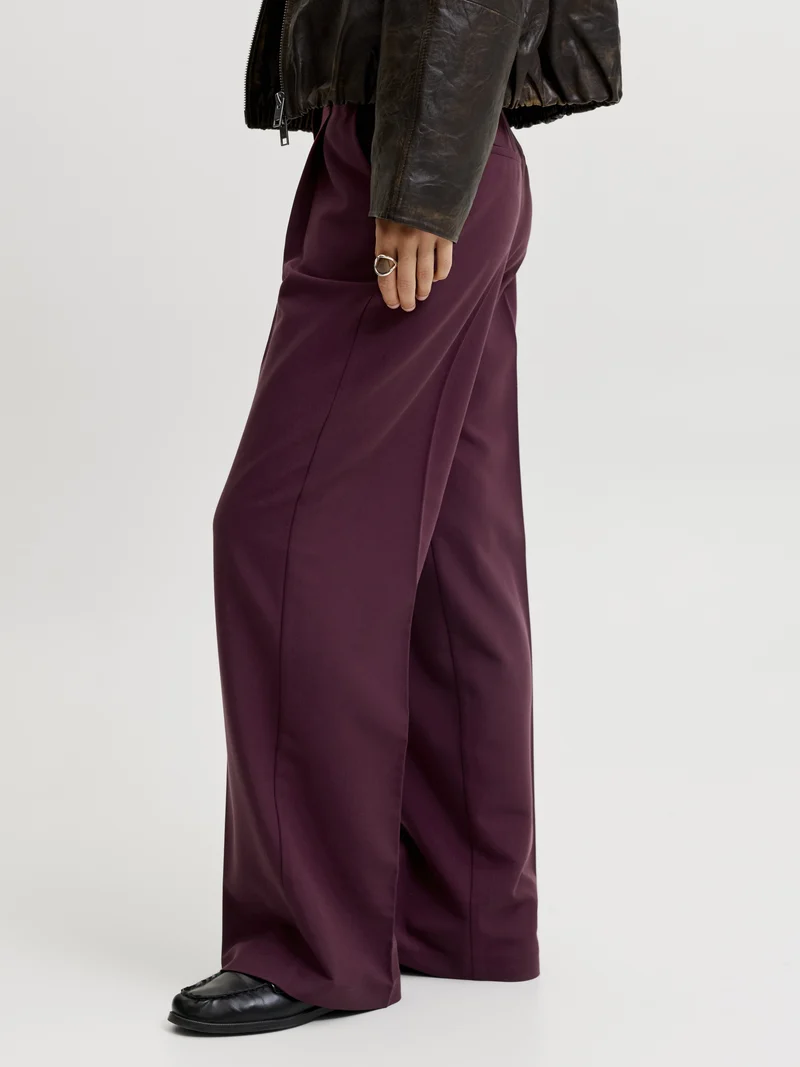 JXAYA ELLIS WIDE HW PANTS TLR NOOS, Winetasting