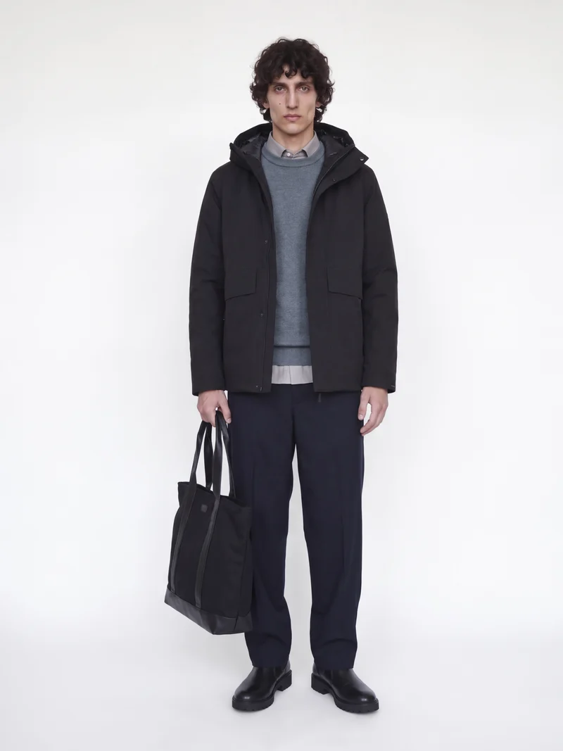 JJMILANO STITCH KNIT CREW NECK SN, Turbulence/Melange